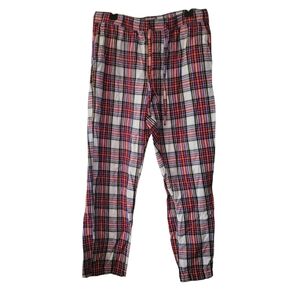 J Crew Plaid Flannel Pajama Pants Men's Size Extra Large